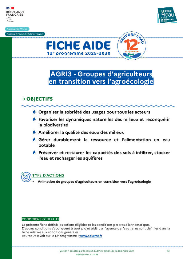AGRI3 - Groupes d’agriculteurs en transition vers l’agroécologie