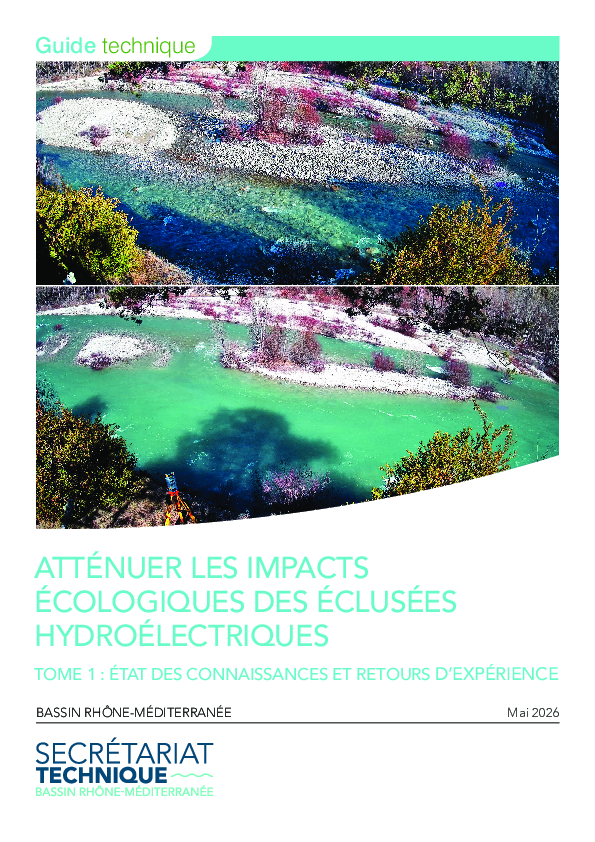 Atténuer les impacts écologiques des éclusées hydroélectriques - Tome 1 : Etat des connaissances et retours d'expérience