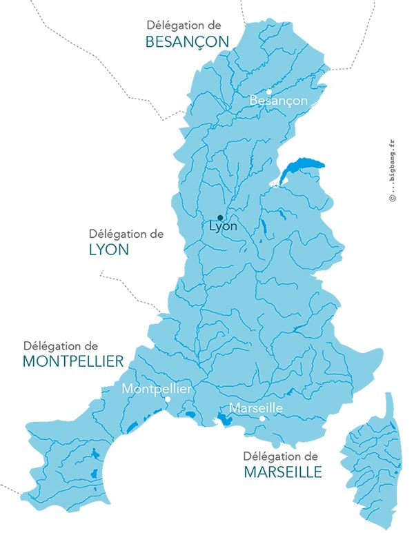 Agence de l'eau : CARTE BASSIN 2016