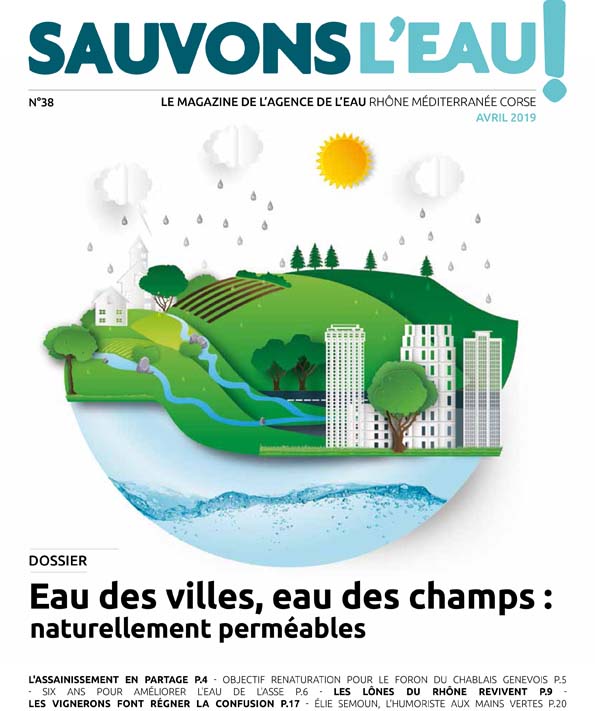 Mag 38 - Eau des villes, eau des champs: naturellement perméables