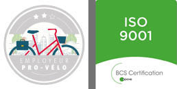 BCS Certification - ISO 9001 - Management par la qualité / Label Employeur Pro Vélo
